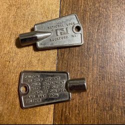 National Lock Silver Keys