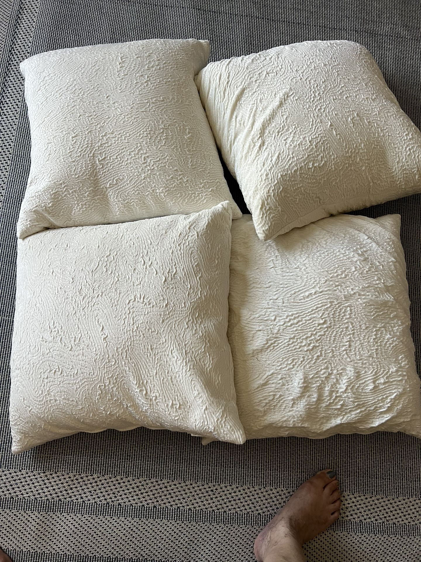 Cojines Beige Un Mes De Uso