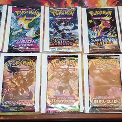 SWORD AND SHIELD ERA BOOSTER PACKS !!!READ DESCRIPTION¡¡¡