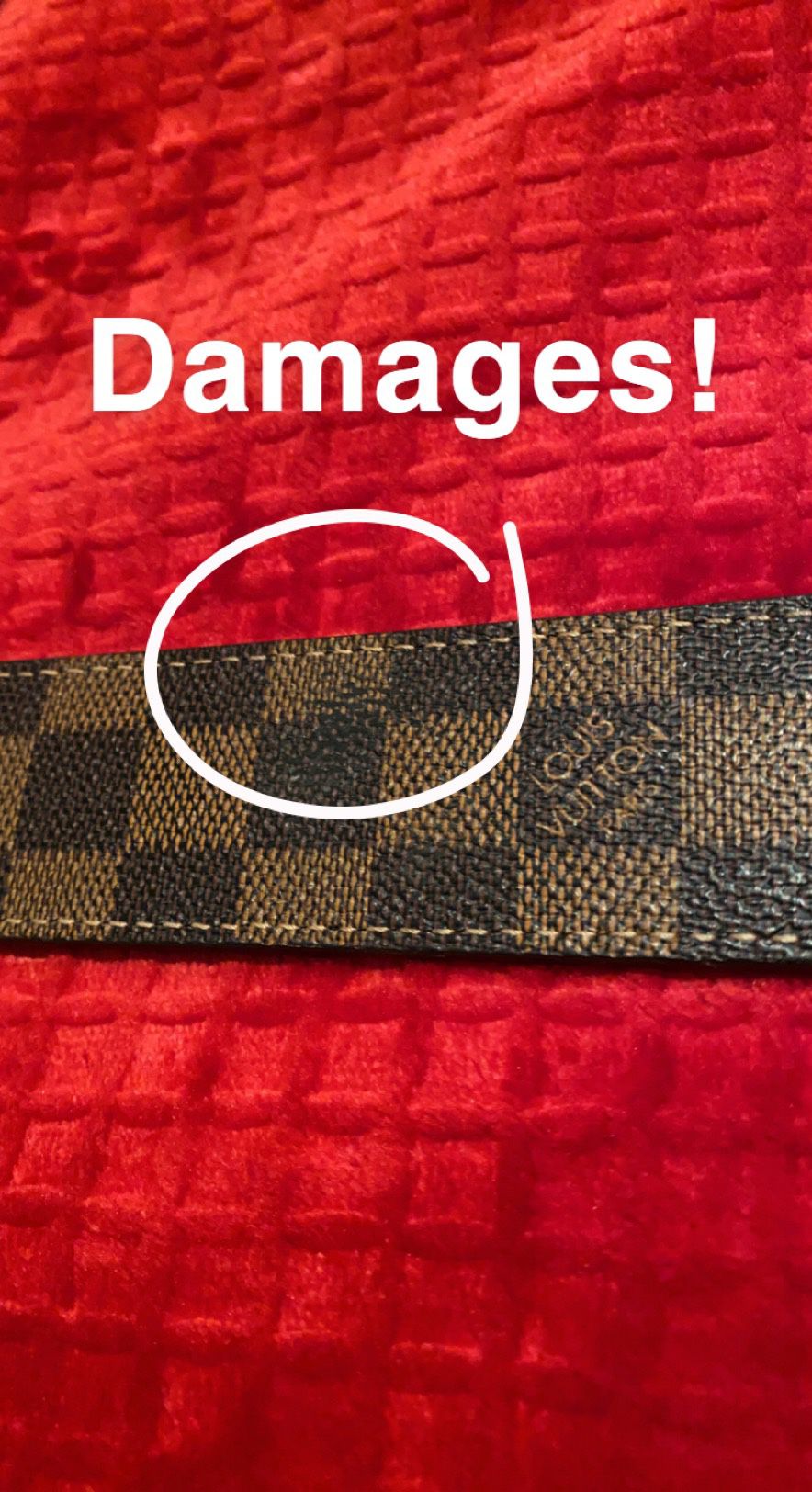 PRELOVED Louis Vuitton Red Epi Leather Belt 420 050223 – KimmieBBags LLC