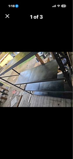 Black Metal Staircase with Railing