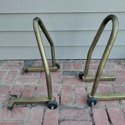 Pitbull Style Rear Front Stands Motorcycle Bike 