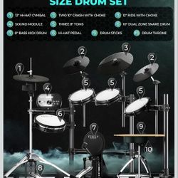 Fesley Electric Drum Set