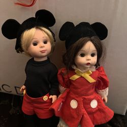 Madame Alexander 31641 Mickey Mouse and Minnie Set 8" Doll Collectable