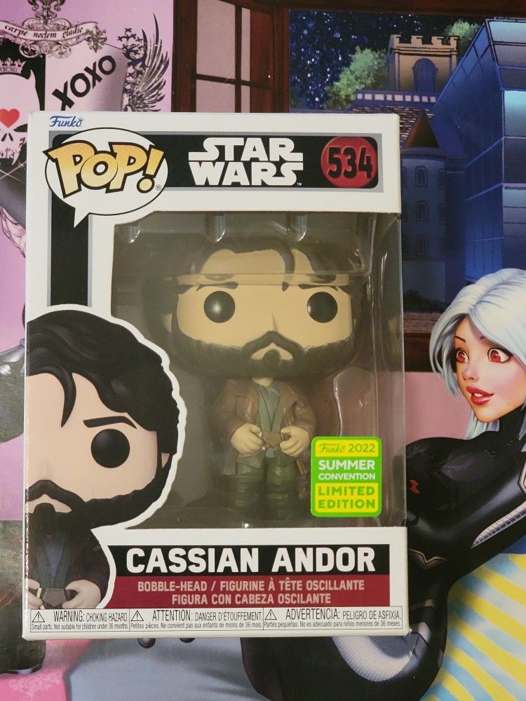Funko Pop! Vinyl: Cassian Andor #534 (damaged box read description) 🏜🐍🏜