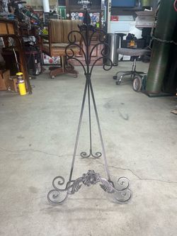 Wrought Iron Decorative Floor Easel Stand