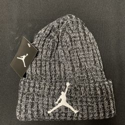 New Never  Worn Black And White Jordan  Winter Skully 