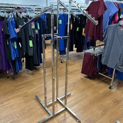Four-Way Retail Clothing Rack