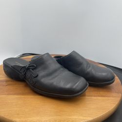 Easy Spirt Black Mules 7.5!sz Ladies Shoes(mcp37)