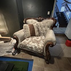 Ornate Oversized Chair