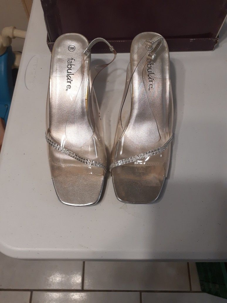 Fabulaire Clear High Heel Shoes  Shoes