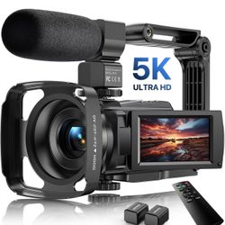 5k Video Camera Camcorder 