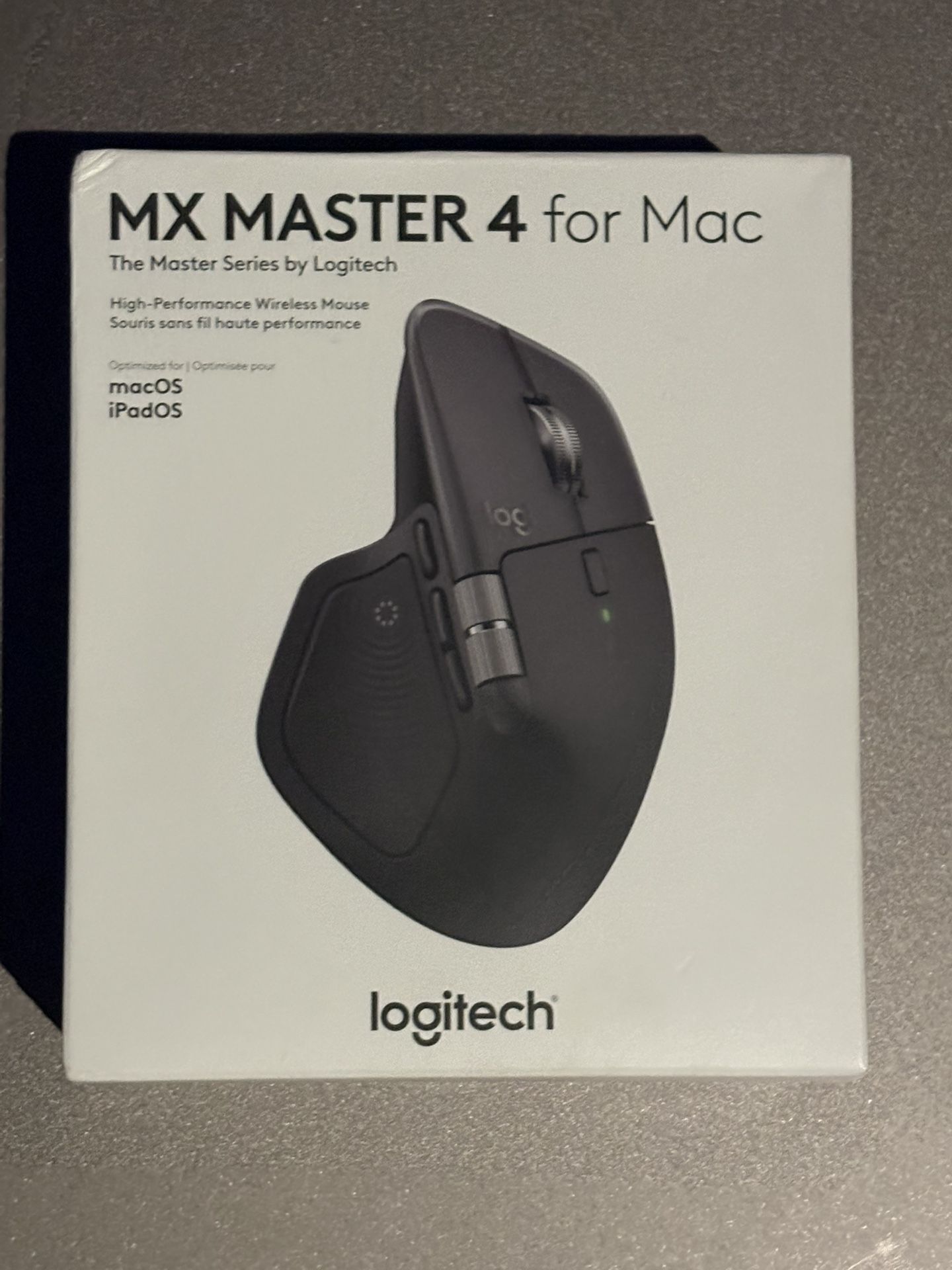 Logitech MX Master 4 for Mac Wireless Laser Ergonomic Mouse