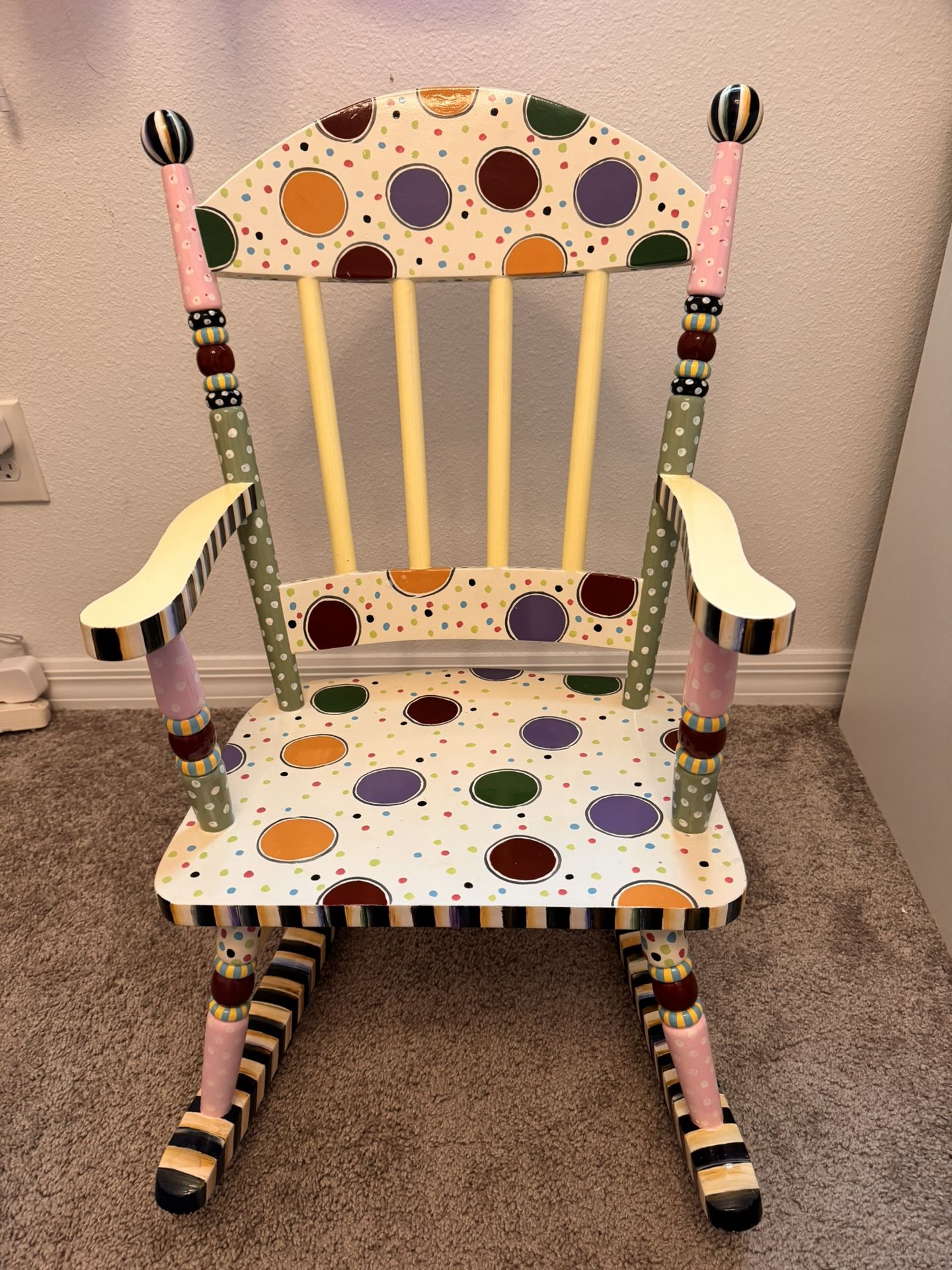 Mackenzie Childs Rocking Chair