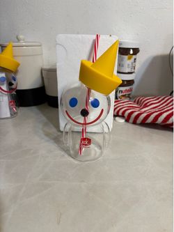 Jack in the box glass cup