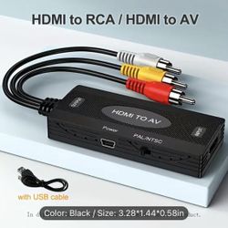 HDMI To RCA, HDMI To AV Converter, 