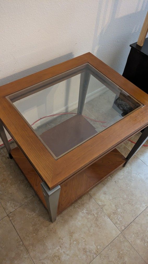 Wooden End Table
