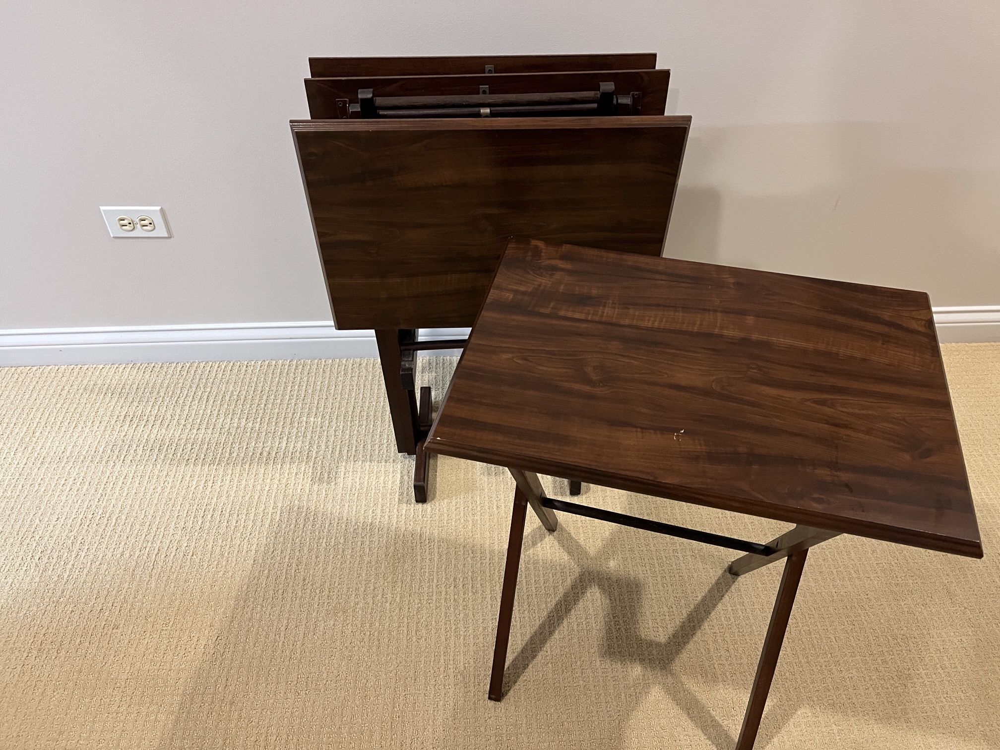 Set Of 4 TV Trays