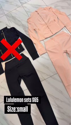 Lululemon set cropped