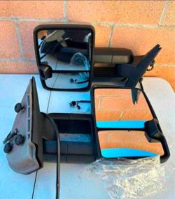 Chevrolet Silverado Gmc Sierra Tahoe Suburban Avalanche Yukon Escalade Tow Mirrors Espejos Retrovisores 07-13 Chevy