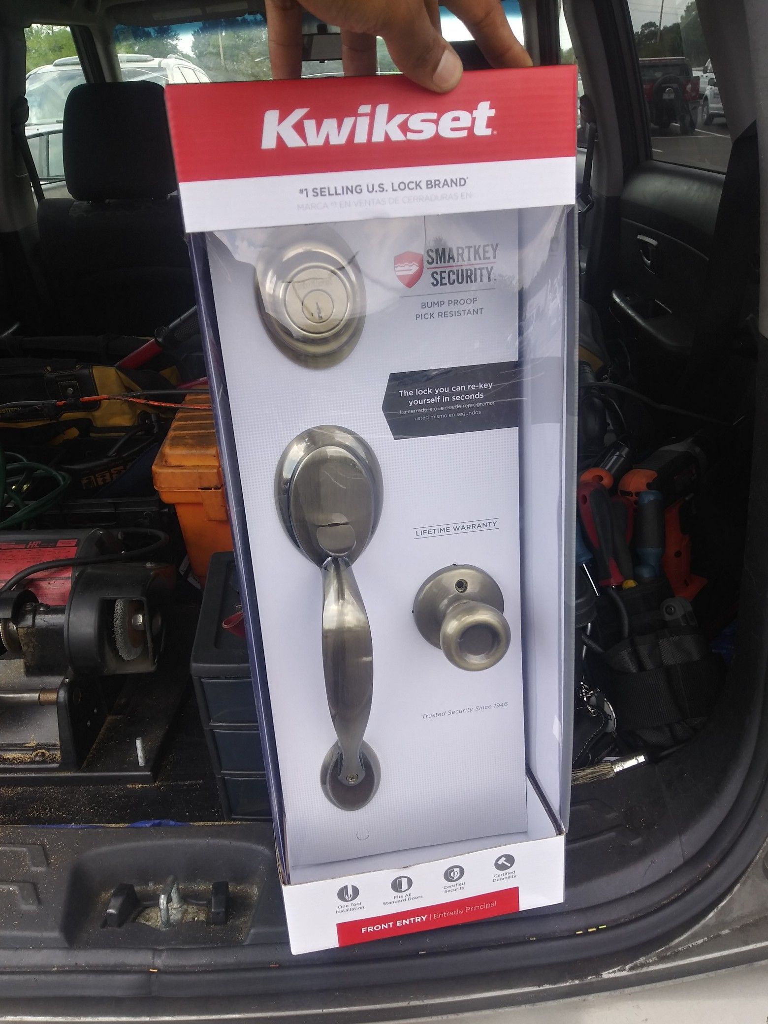 🔑Brand new kwikset handleset lock🔐