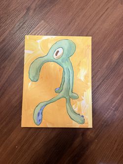 Spongebob Painting of Squidward - "Bold and Brash"