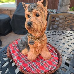 Dog statue
