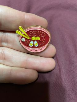 Send Noods Noodles Pin Brooch cute funny gift