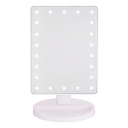 LED 1X & 3X Small Table Mirror, 6.1"