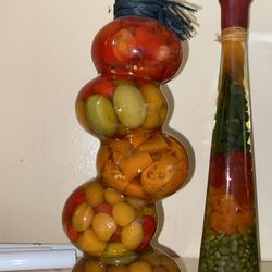  10 decorative bottles