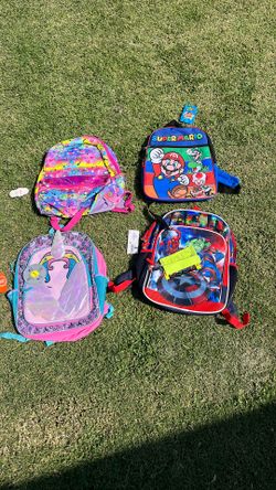 Four backpacks