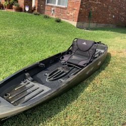 Ascend Stand Up fishing kayak with anchor setup