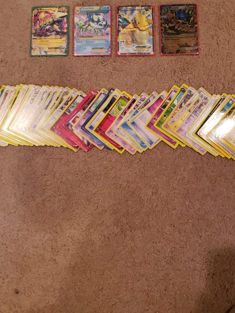 Mixed pokemon cards