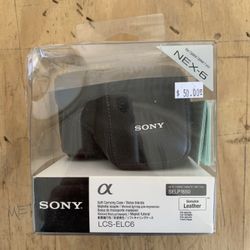 Sony NEX-6 Genuine Leather case (LCS-ELC6)