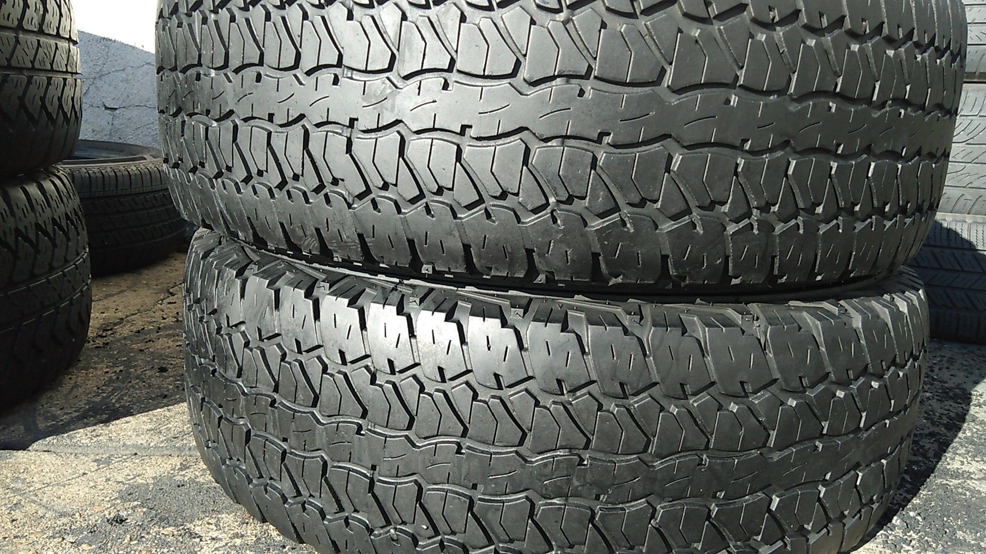 Two matching Firestone tires for sale 265/70/17