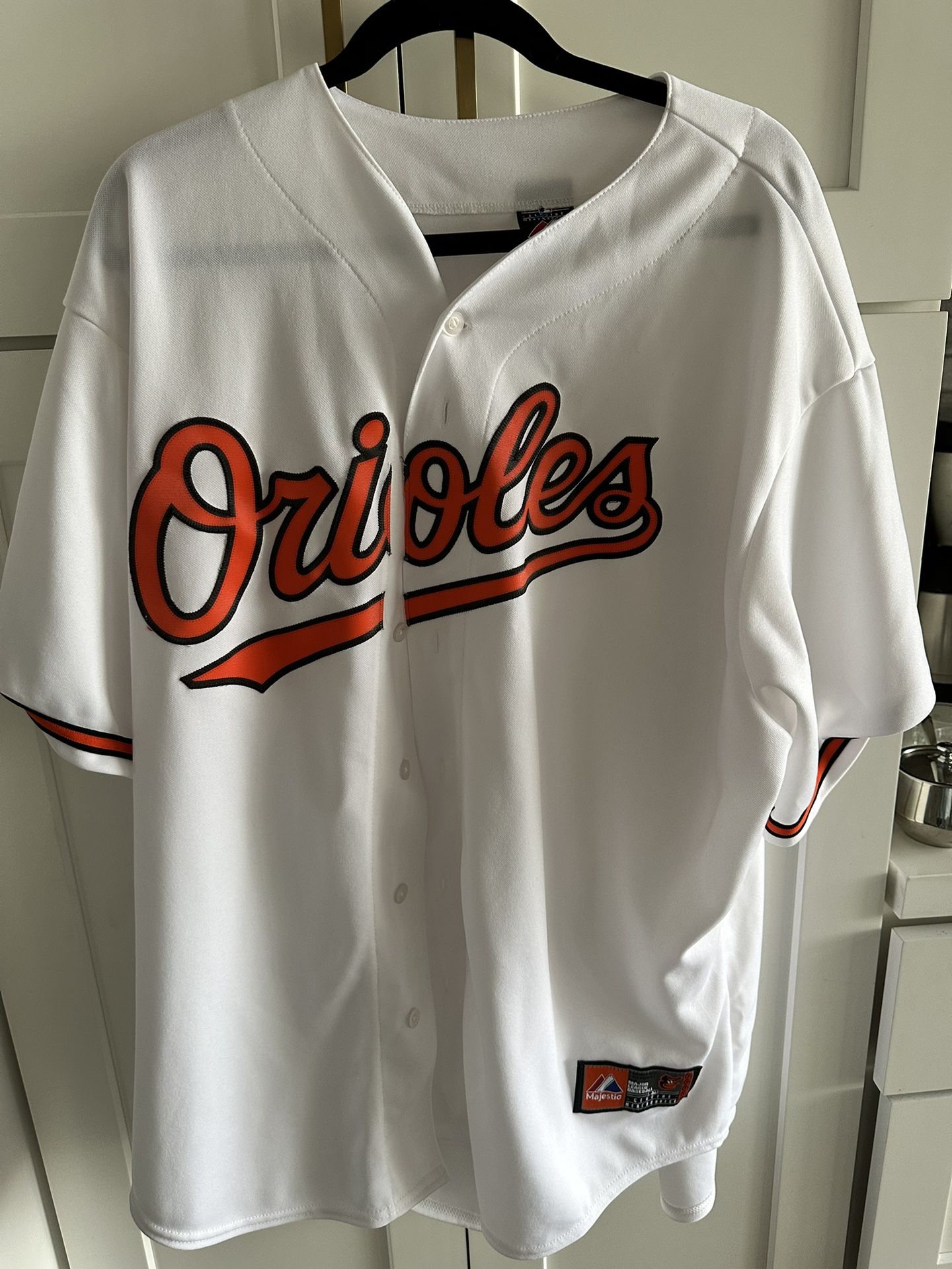 Baltimore Orioles Blank Authentic White Jersey Majestic Men Size 2XL NWOT!