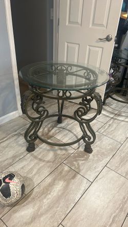 Glass End tables