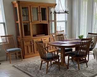 Richardson Brothers Solid Oak Dining Set