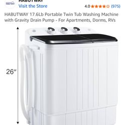 Compact Mini Wash Tub Portable 