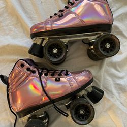 Chaya Pink Laser Roller Skates - 7 US/38 EU