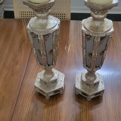 Candle Holders with candles 