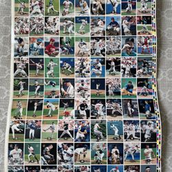 Baseball Cards Uncut Sheets Sports cards 