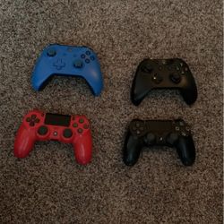 Xbox One / PS4 Controllers Red/Black/Blue