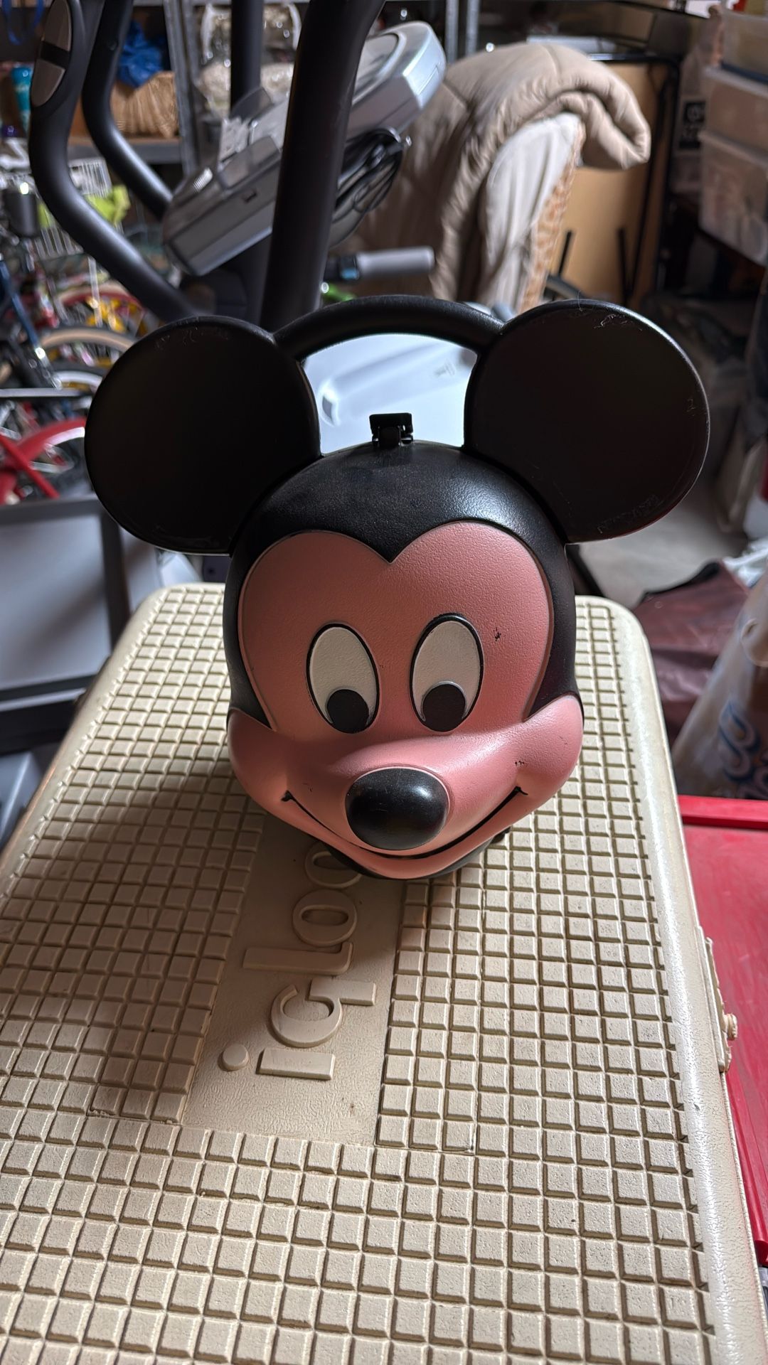 Vintage Mickey Mouse Lunch Box And Thermos By Aladdin