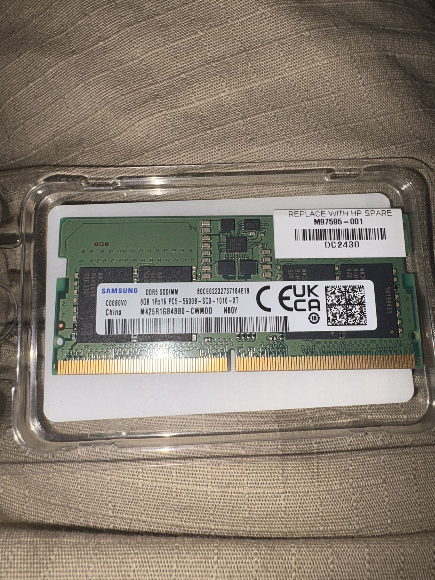 Samsung 8GB RAM DDR5