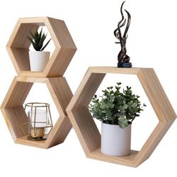 Hexagon Floating Shelves 