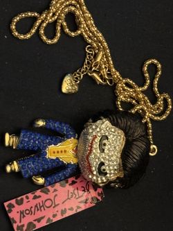 Betsey Johnson Joker Necklace