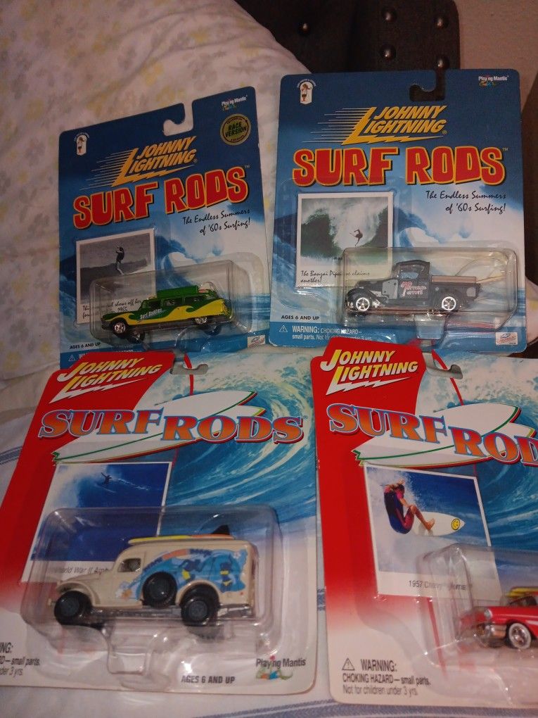 Johnny lightning surf rods 7 of them