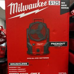 Milwaukee M18 Brushless Packout Fan 