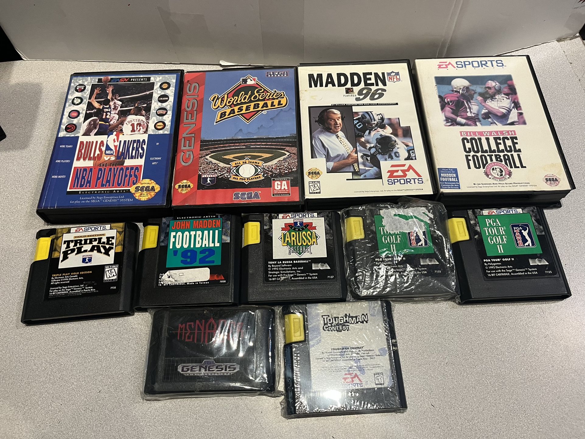 Lot of 11 Sega Genesis Retro Video games